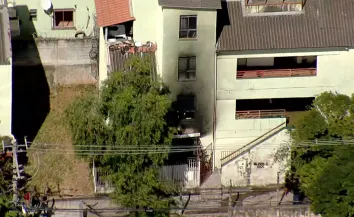 Apartamento pega fogo em Contagem, na Grande BH; polícia suspeita de incêndio criminoso