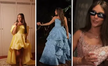 Neta de Leonardo exibe vestidos exclusivos de estilista de Piracicaba em festa de 15 anos