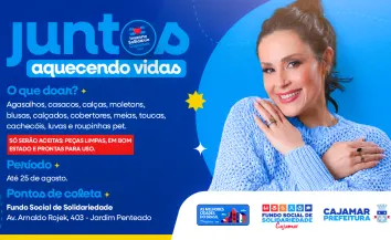 “Juntos Aquecendo Vidas”: Fundo Social promove Campanha Inverno Solidário 2026 em Cajamar