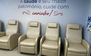 Prefeitura de Cajamar investe em novas poltronas para o Hospital Municipal