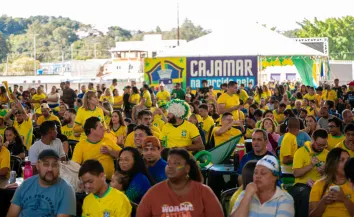 Prefeitura de Cajamar reúne milhares de torcedores em mais uma grande festa do “Cajamar na Torcida pelo Hexa”