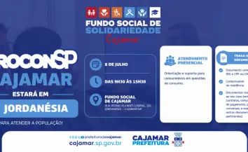 Procon Cajamar realiza atendimento em Jordanésia no dia 8 de julho