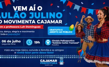 Prefeitura promove Aulão Julino do Movimenta Cajamar na próxima segunda-feira (6)