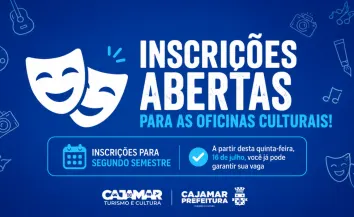 Prefeitura de Cajamar abre inscrições para as Oficinas Culturais do segundo semestre