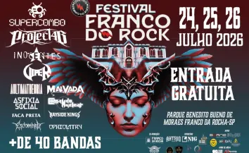 Franco do Rock chega à nova edição com shows gratuitos e programação para toda a família