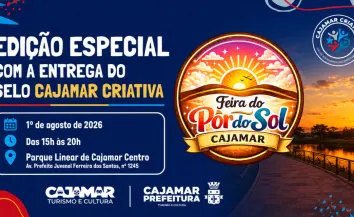 Feira do Pôr do Sol retorna com edição especial e entrega do Selo Cajamar Criativa