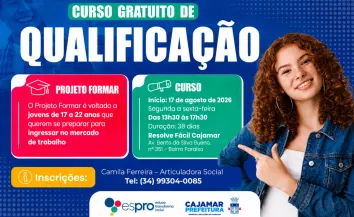 Secretaria de Emprego e ESPRO abrem inscrições para curso gratuito de qualificação 