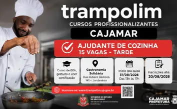 Cajamar oferece curso gratuito de Ajudante de Cozinha em parceria com o Qualifica SP