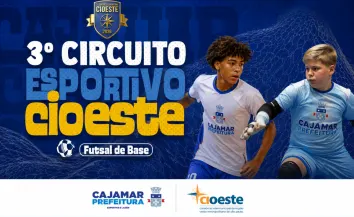 Cajamar recebe abertura do 3º Circuito Esportivo Cioeste de futsal de base