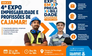 Cajamar realiza 4ª Expo Empregabilidade e Profissões com cadastro digital e teste vocacional