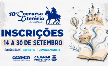 Inscrições para o Concurso Literário de Cajamar começam no dia 14 de setembro