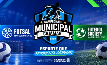 Prefeitura de Cajamar abre manifestação de interesse para Campeonatos Municipais de Futsal e Futebol Society