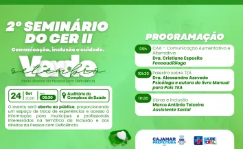2º Seminário do CER II será realizado em Cajamar em alusão ao Setembro Verde