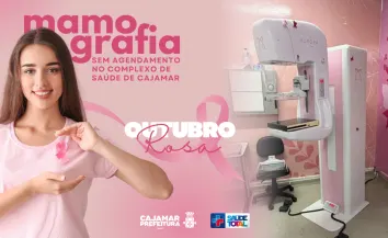 Outubro Rosa: Complexo de Saúde de Cajamar terá mamografias sem agendamento durante todo o mês