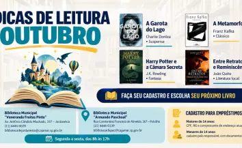 Dicas de leitura de outubro reúnem mistério, fantasia, clássicos e literatura local